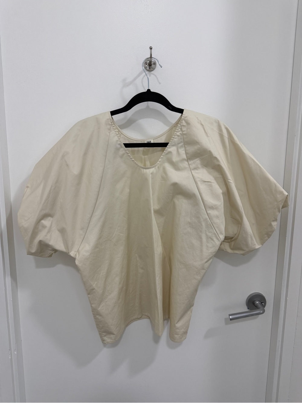 By Malene Birger Cream Balloon-Sleeve Blouse